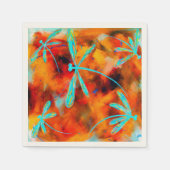 Dragonfly-Wüste Flit Serviette (Vorderseite)