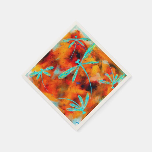 Dragonfly-Wüste Flit Serviette (Ecke)