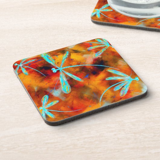 Dragonfly-Wüste Flit Untersetzer (Linke Seite)