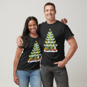 Dragonfly Xmas Holiday Dragonfly Christmas Tre T-Shirt (Unisex)
