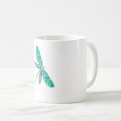 Dragonfly zeichnend I Liebe Dragonflies Geschenkid Kaffeetasse (VorderseiteRechts)