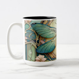 Dragonfly Zweifarbige Tasse