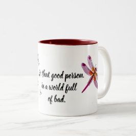 Dragonfly Zweifarbige Tasse