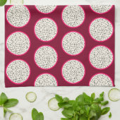 Dragonfruit/Drache-Frucht-stilisierte Geschirrtuch (Gefaltet)