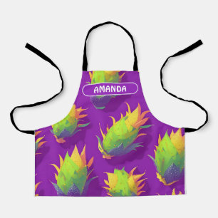 Dragonfruit Rainbow Personalisiertes Muster Schürze