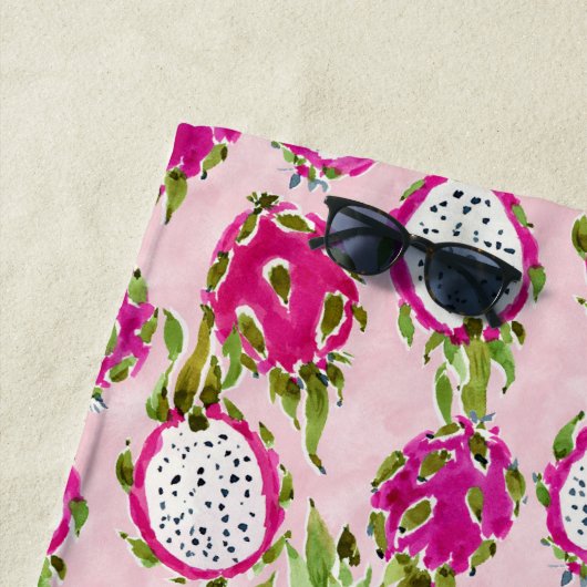 DRAGONFRUITY Pink Pitaya Strandtuch (Beispiel)