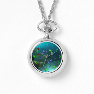 Dragonfys Necklace Watch Armbanduhr