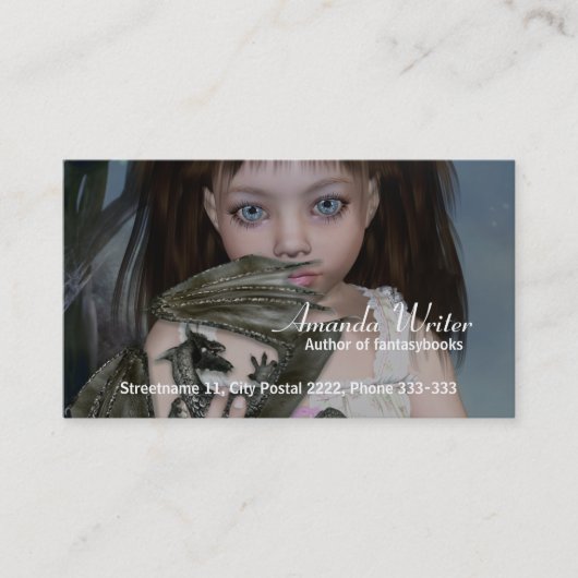 DragonGirl Visitenkarte (Vorderseite)