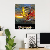 DragonLance Legend of Huma Artwork Poster (Heimbüro)