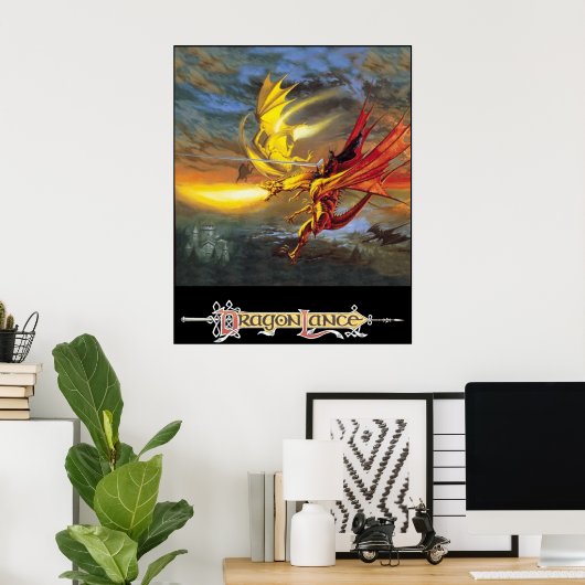 DragonLance Legend of Huma Artwork Poster (Heimbüro)