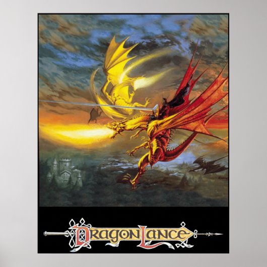 DragonLance Legend of Huma Artwork Poster (Vorne)