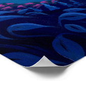 Dragonling Garden 2 Fantasy Dragon Fee Print Poster (Ecke)