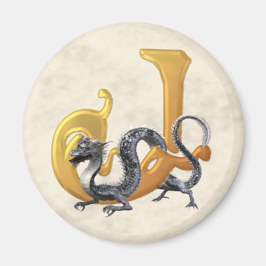 Dragonlore Initial J Magnet (Vorne)