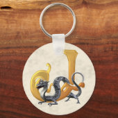 Dragonlore Initial J Schlüsselanhänger (Vorderseite)