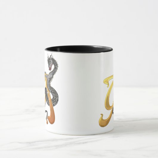 Dragonlore Initiale A Tasse (Zentrum)