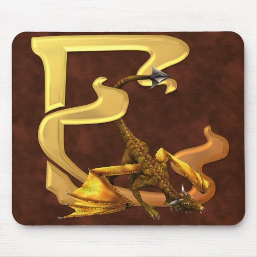 Dragonlore Initialen E Mousepad (Vorne)