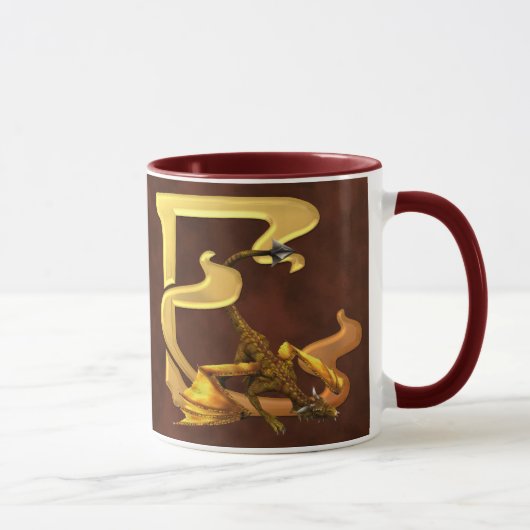 Dragonlore Initialen E Tasse (Rechts)