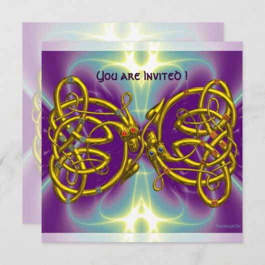 DRAGONLOVE EINLADUNG (Vorne/Hinten)