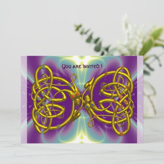 DRAGONLOVE EINLADUNG (Stehend Vorderseite)