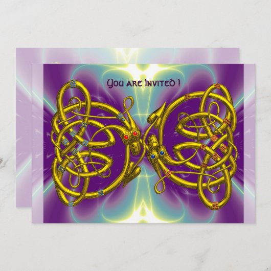 DRAGONLOVE EINLADUNG (Vorne/Hinten)