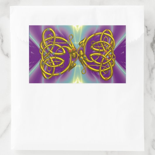 DRAGONLOVE RECHTECKIGER AUFKLEBER (Tasche)