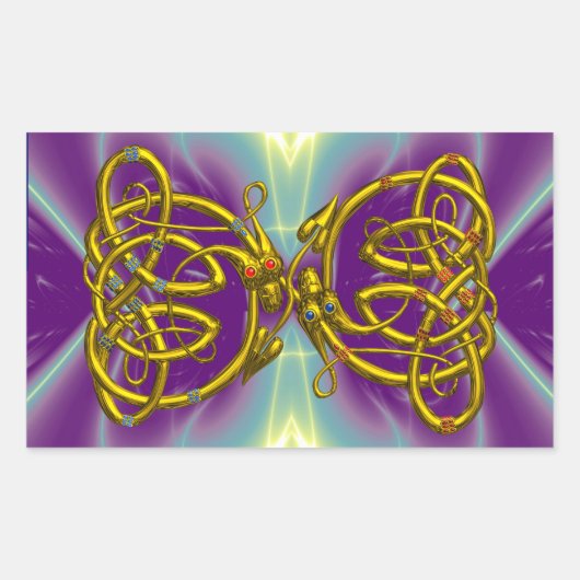 DRAGONLOVE RECHTECKIGER AUFKLEBER (Vorderseite)