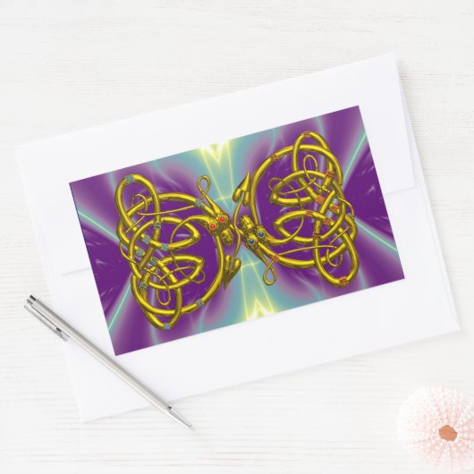 DRAGONLOVE RECHTECKIGER AUFKLEBER (Umschlag)