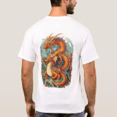 Dragons 2D Illustrationsart T-Shirt (Rückseite)