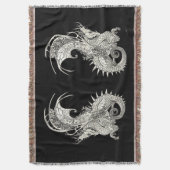Dragons Art Nouveau Stil Decke (Vorderseite Vertikal)