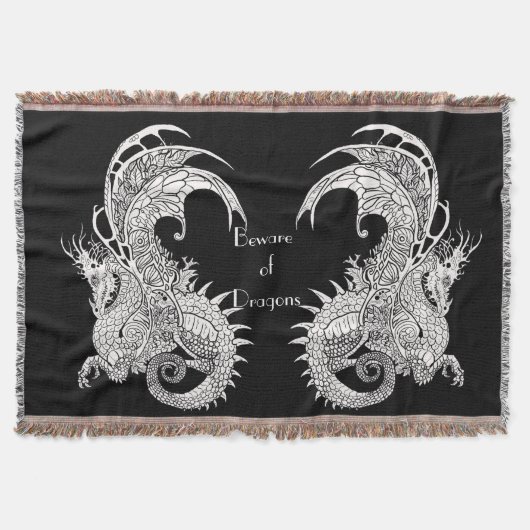 Dragons Art Nouveau Stil Decke (Vorderseite)