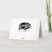 Dragons Art Nouveau Style~Grußkarte Karte (Rückseite)
