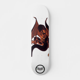 Dragon's atemberaubende dunkle Haut Illustration Skateboard