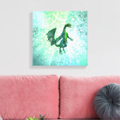 Dragons atmen Canvas Print Leinwanddruck (Insitu (Wohnzimmer))