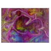 Dragon's blutgläsernes Schneidebrett (Vorderseite)