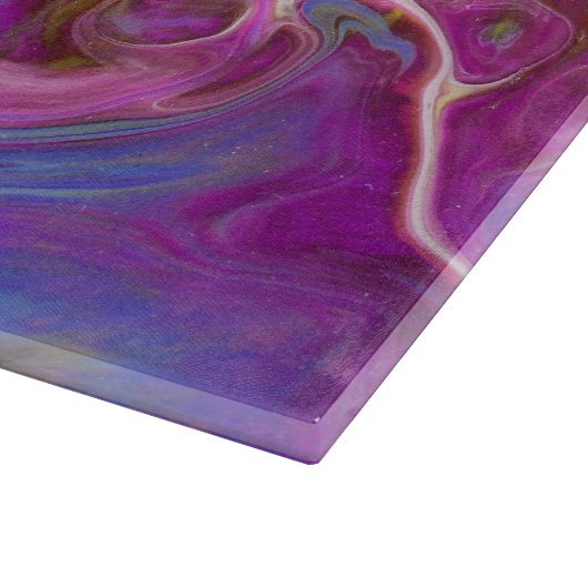 Dragon's blutgläsernes Schneidebrett (Ecke)