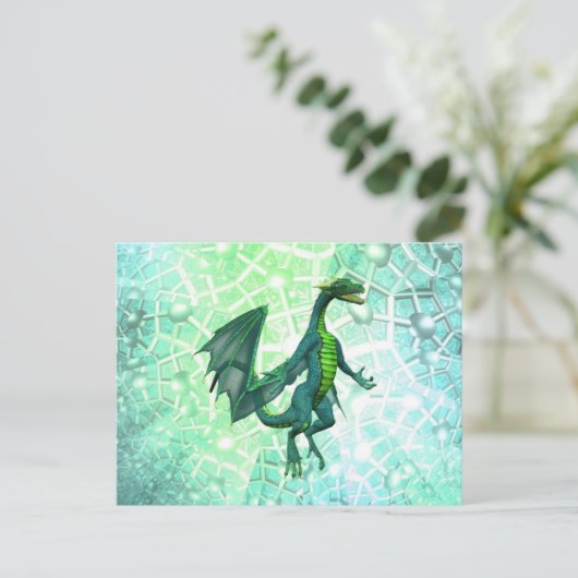 Dragons Breath Postcard Postkarte (Stehend Vorderseite)