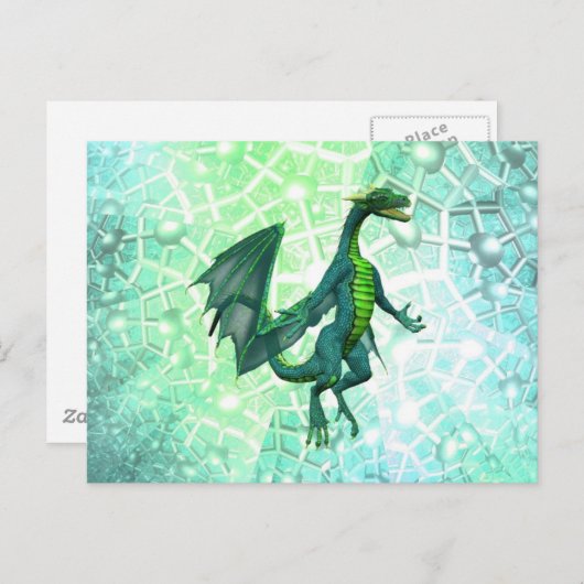 Dragons Breath Postcard Postkarte (Vorne/Hinten)