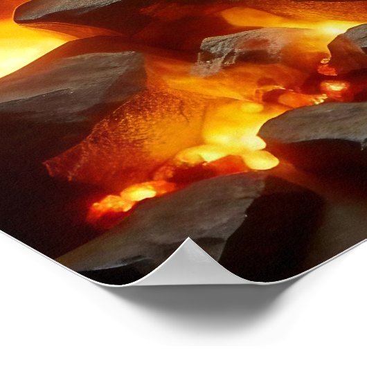 Dragon's Cave Art Poster (Ecke)