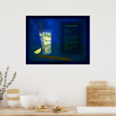 Dragons Cocktail Bar: Caipirinha Poster (Küche)