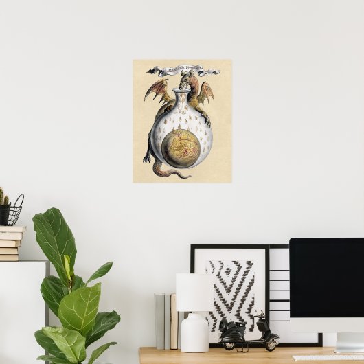 Dragon's Crucible of Alchemy Poster (Heimbüro)