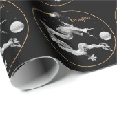 Dragons & Crystal Dragon Lore / Geburt des Drachen Geschenkpapier (Rolleneckpunkt)