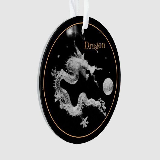 Dragons & Crystal Dragon Lore / Geburt des Drachen Ornament (Vorderseite)