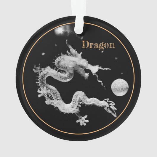 Dragons & Crystal Dragon Lore / Geburt des Drachen Ornament (Rückseite)