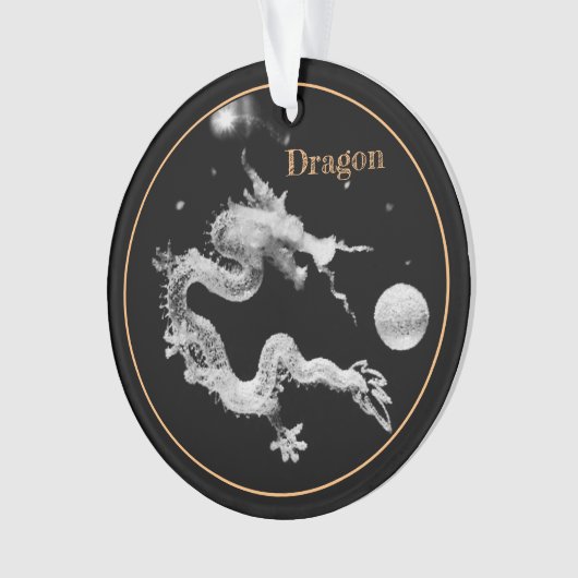 Dragons & Crystal Dragon Lore / Geburt des Drachen Ornament (Vorderseite)