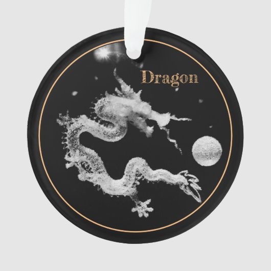 Dragons & Crystal Dragon Lore / Geburt des Drachen Ornament (Vorderseite)