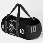 Dragons "Customizable" Sport Team Duffle Bag (Rechte Ecke)