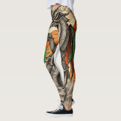 Dragon's Dance: Stylish Chinese Dragon Leggings" Leggings (Links)
