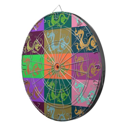 Dragons Dart Board Dartscheibe (Vorderseite rechts)