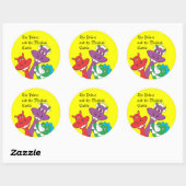 DRAGONS, der Prinz und das Musikalische Schloss Runder Aufkleber (Blatt)