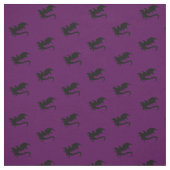 Dragons DND Silhouetten Lila Stoff (Muster)